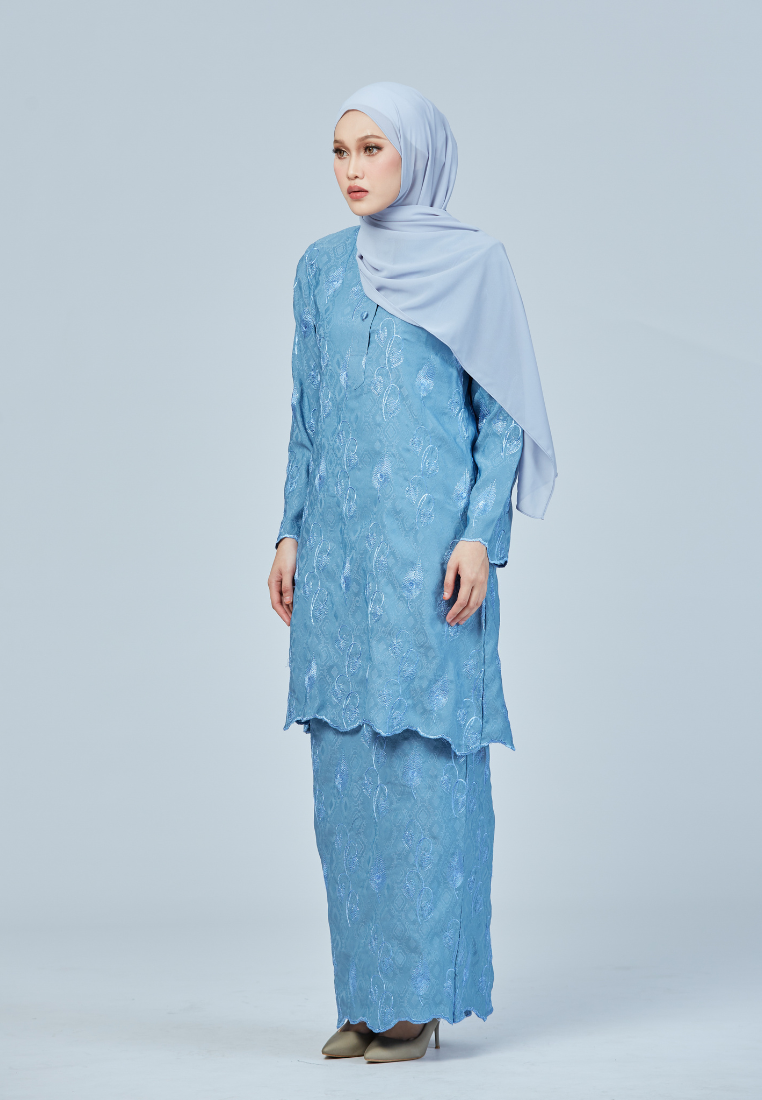 Kurung Rose | Light Blue