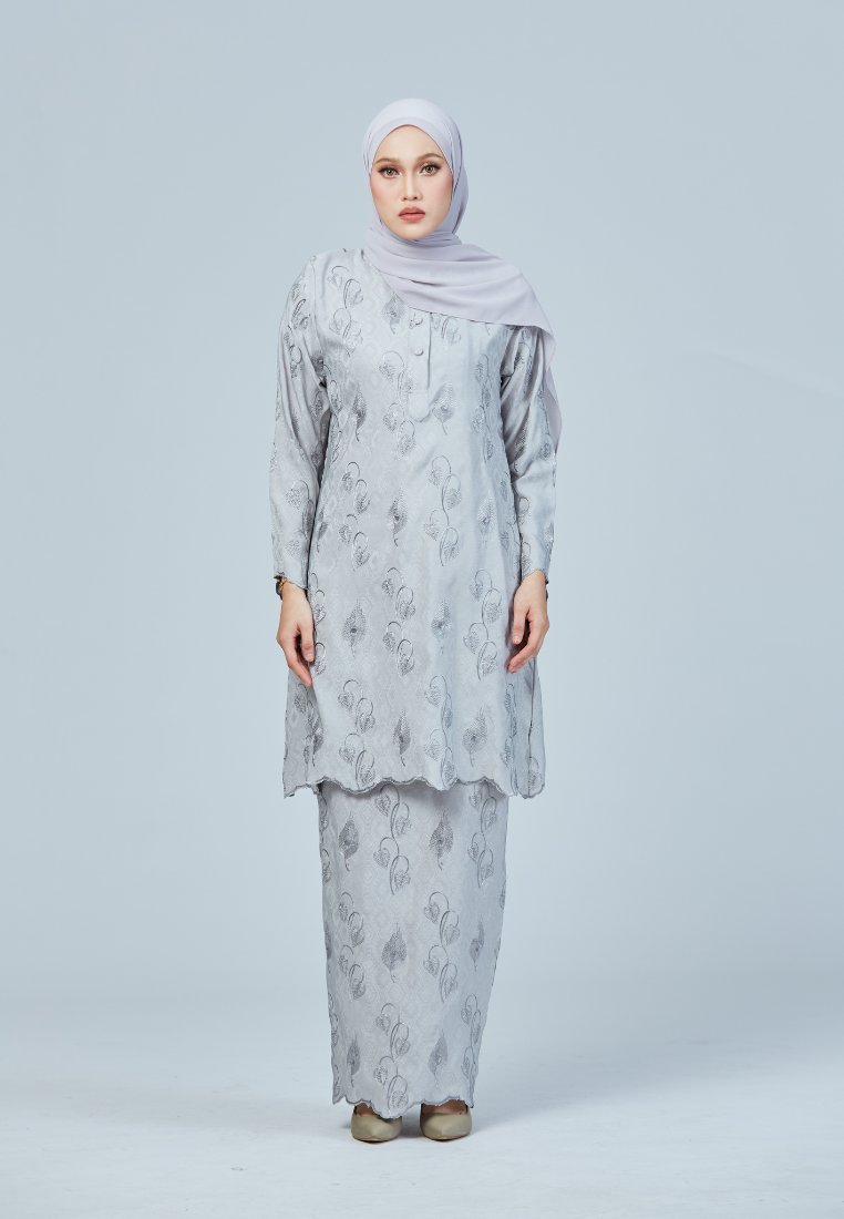 Kurung Rose | Light Grey