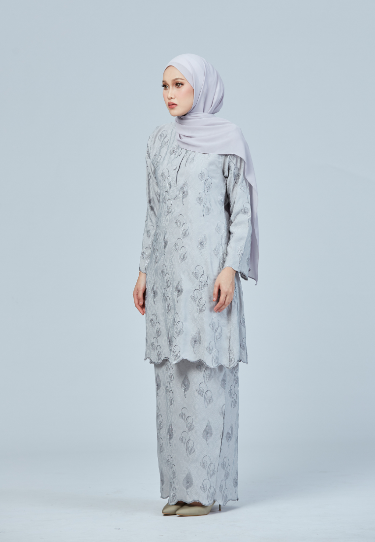 Kurung Rose | Light Grey