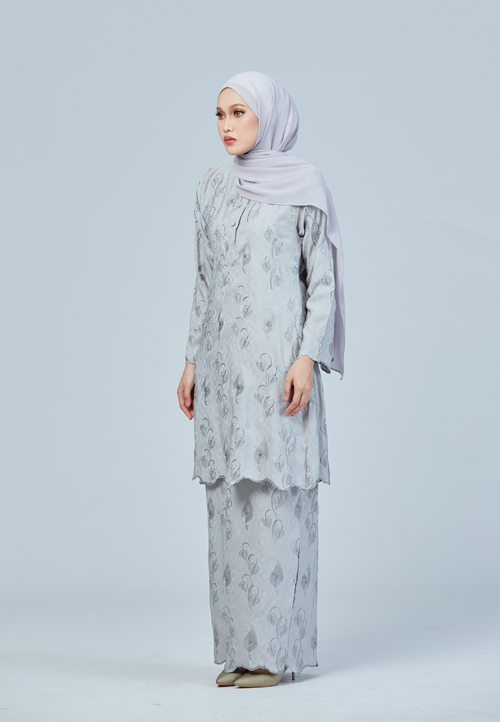 Kurung Rose | Light Grey