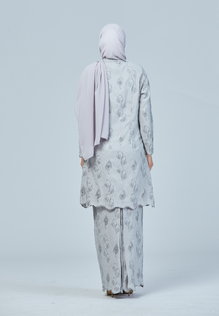 Kurung Rose | Light Grey