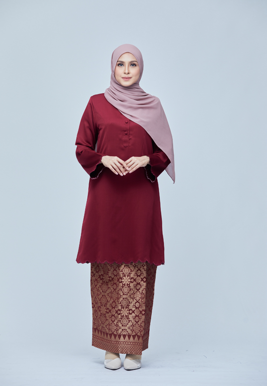 Sumayya Kurung Riau | Maroon