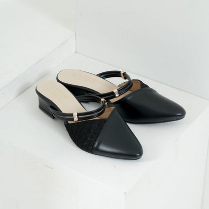 Bythesandzluxe X Sopan Warisan | Jane Midi Heels in Black