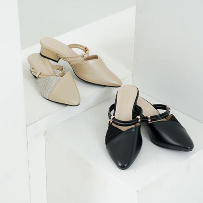 Bythesandzluxe X Sopan Warisan | Jane Midi Heels in Black