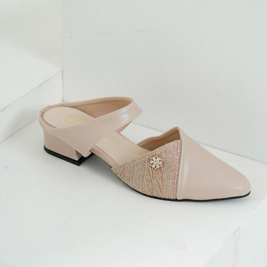 Bythesandzluxe X Sopan Warisan | Jemima Heels in Beige