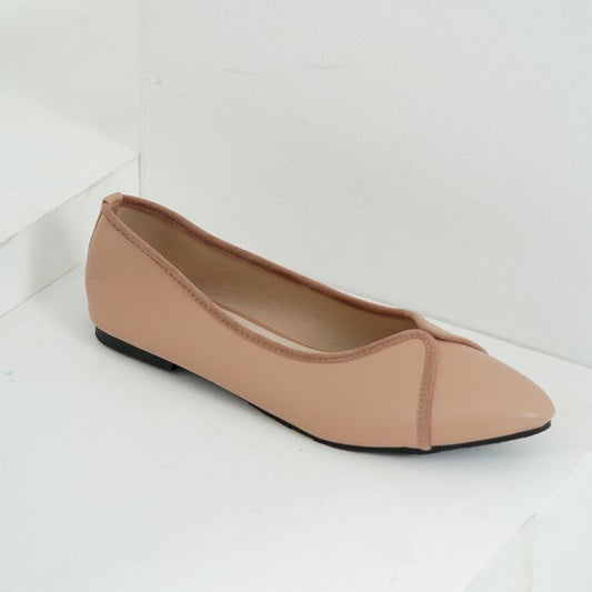 Bythesandzluxe X Sopan Warisan | Sophie Pointy Toe Loafer in Beige