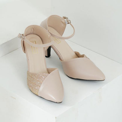 Bythesandzluxe X Sopan Warisan | Jayla Heels for Bride in Pink Blush