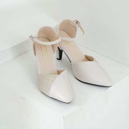 Bythesandzluxe X Sopan Warisan | Jayla Heels for Bride in Cream