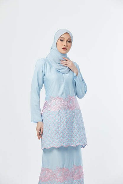 Medina Kurung | Baby Blue