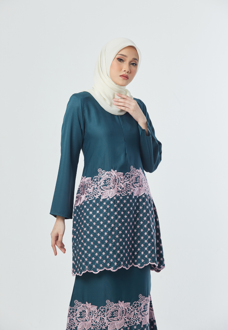 Medina Kurung | Dark Teal