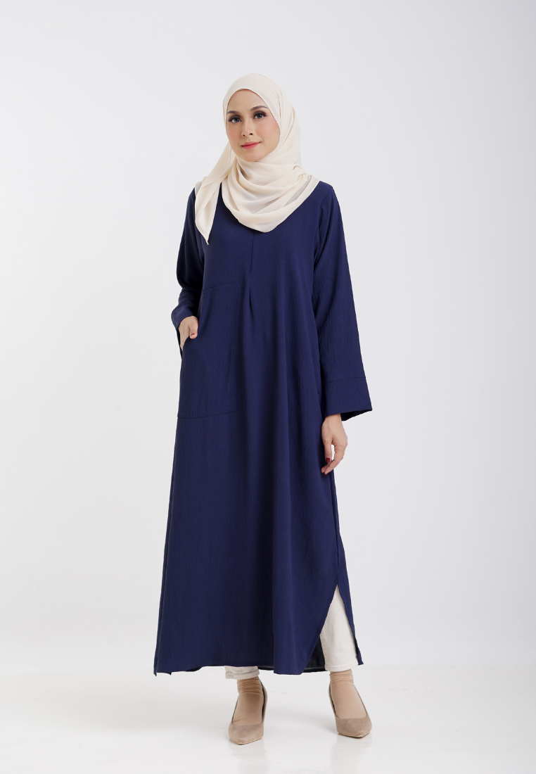 Ameena Caftan - Navy Blue