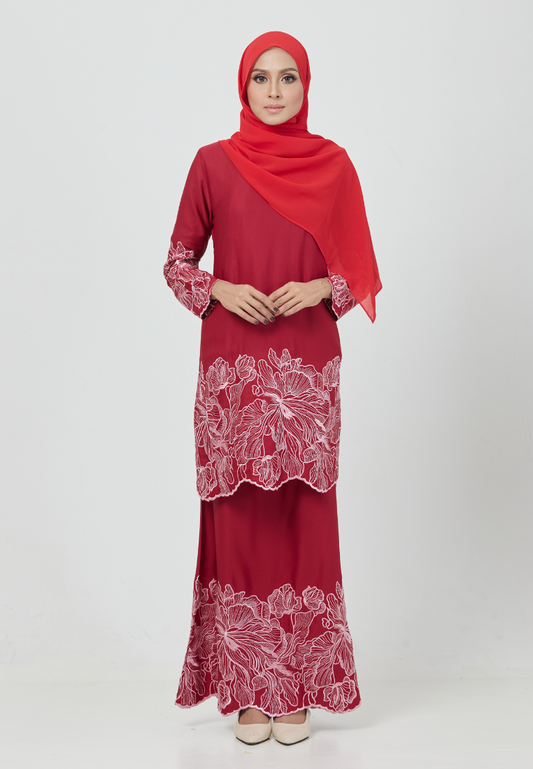 Rosey Kurung | Red