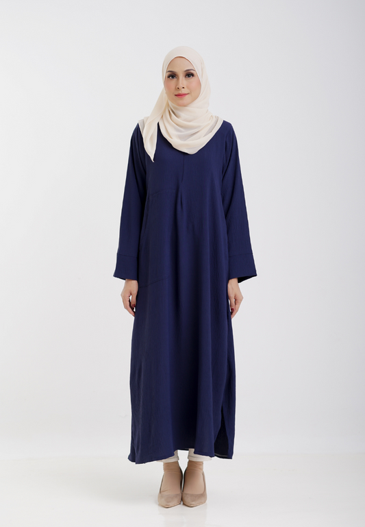 Ameena Caftan - Navy Blue