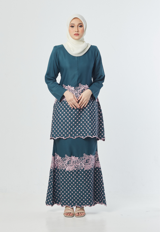 Medina Kurung | Dark Teal