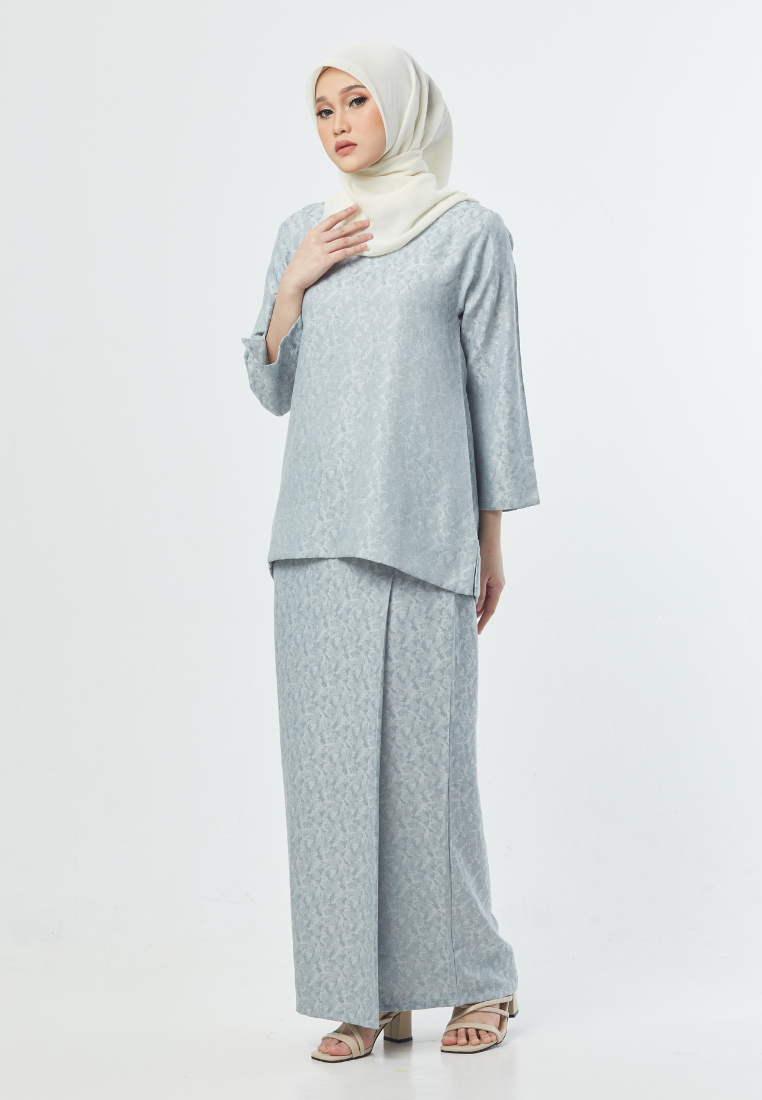 Khaleeda Kurung Kedah | Baby Blue