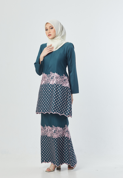 Medina Kurung | Dark Teal