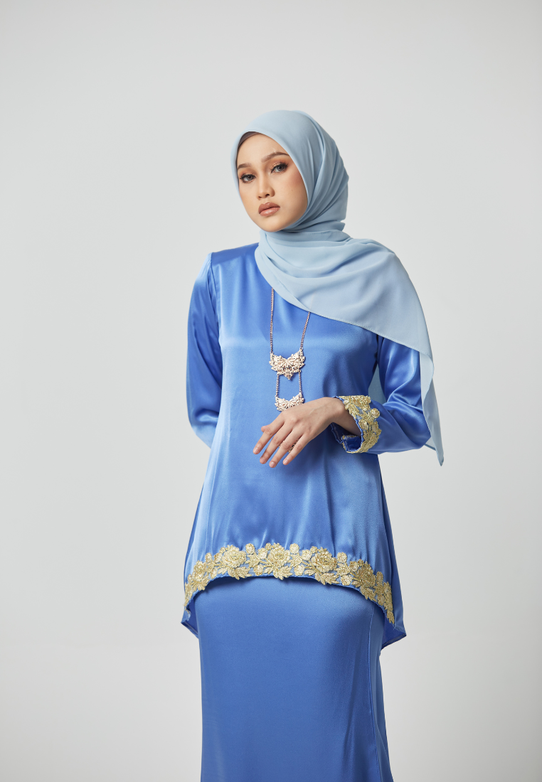 Kurung Moleq - Light Blue