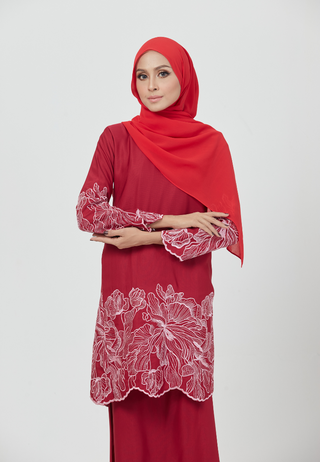 Rosey Kurung | Red