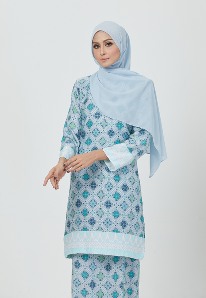 The Emerald Kurung | Baby Blue