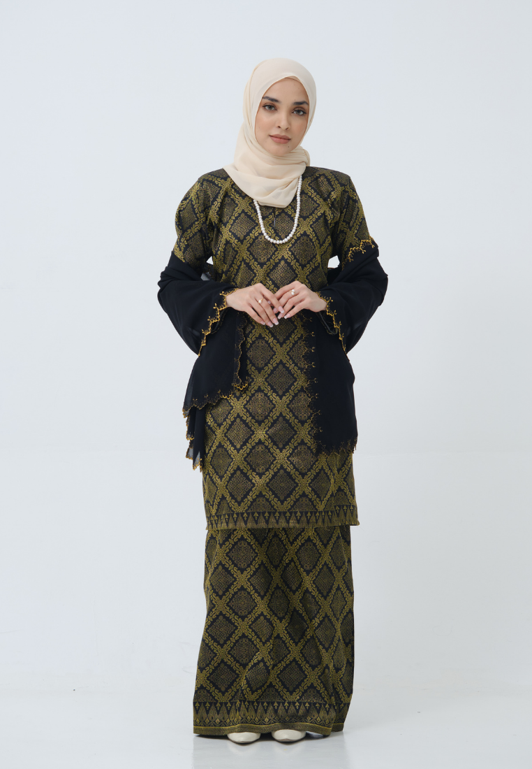 Songket Cenderawasih  - Black