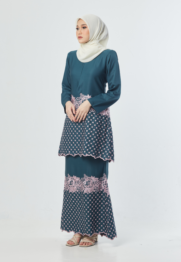 Medina Kurung | Dark Teal