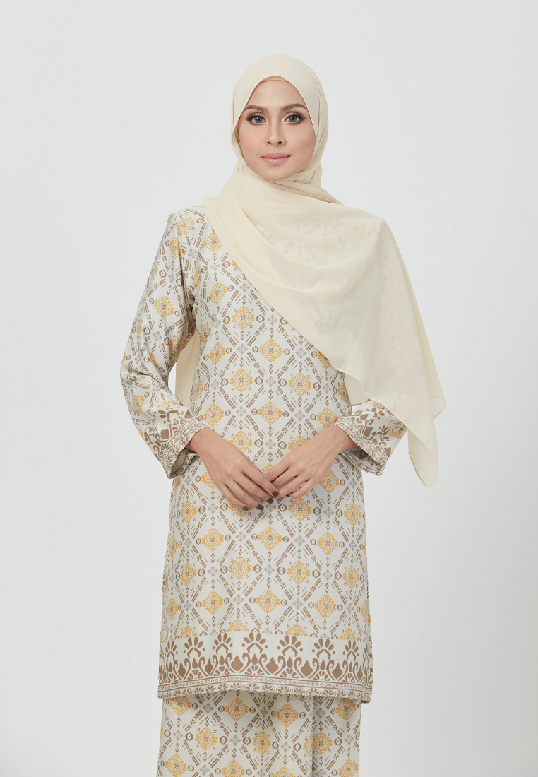 The Emerald Kurung | Nude