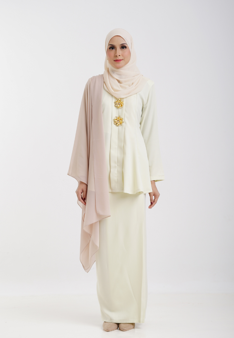 Kebaya Ratu - Light Yellow