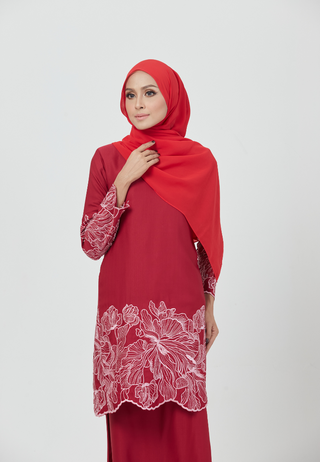 Rosey Kurung | Red