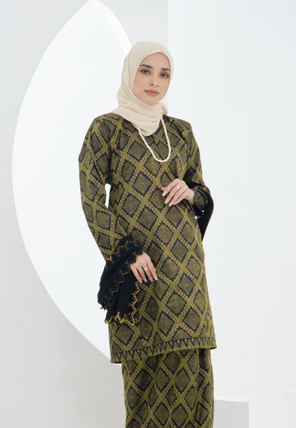 Songket Cenderawasih  - Black