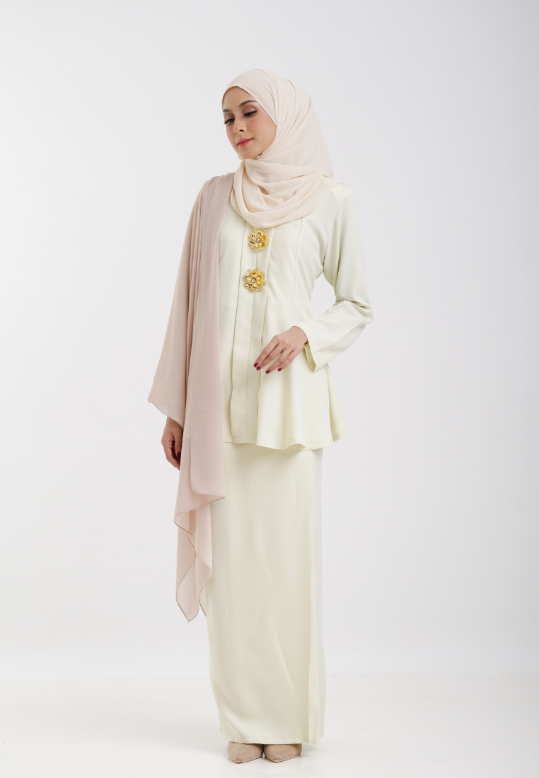 Kebaya Ratu - Light Yellow