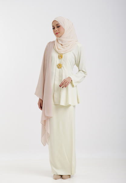 Kebaya Ratu - Light Yellow