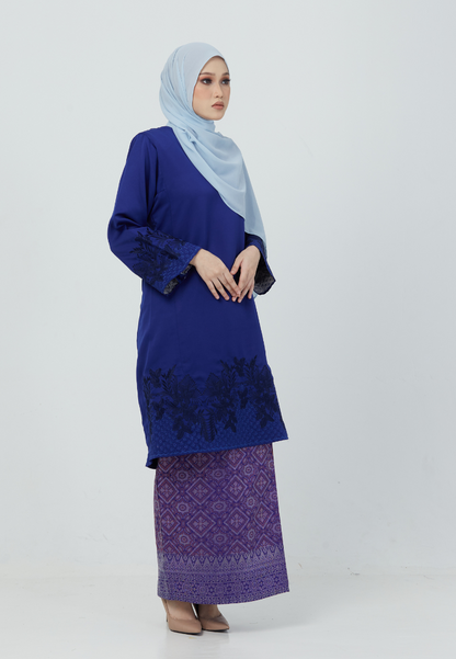 Kurung Gemersek | Royal Blue