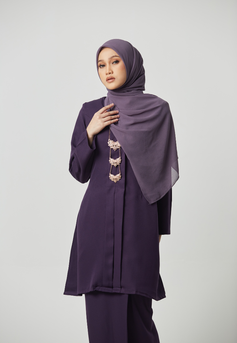 Kebaya Anggun - Dark Purple