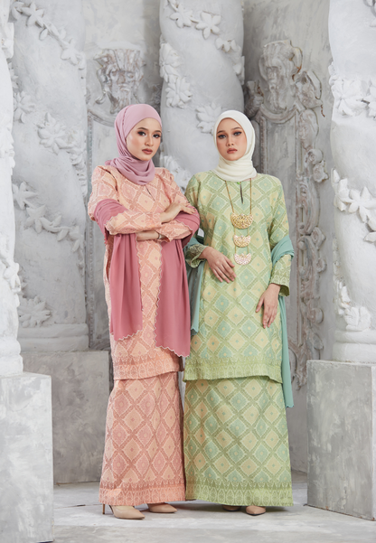 Songket Cenderawasih - Lime Green