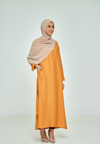 D'Lara Tunic Blouse - Mustard