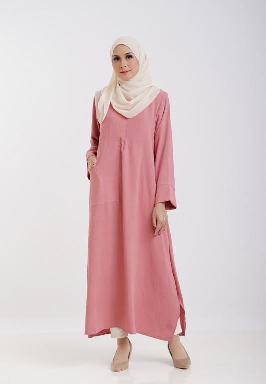 Ameena Caftan - Salmon