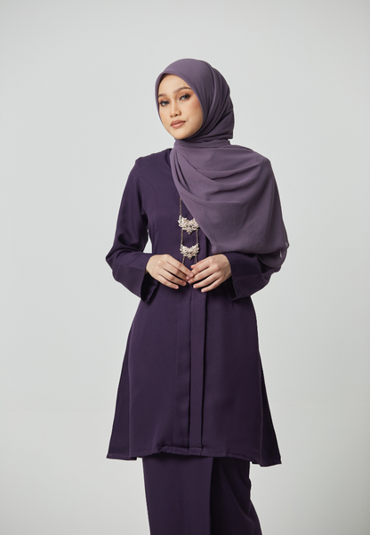 Kebaya Anggun - Dark Purple