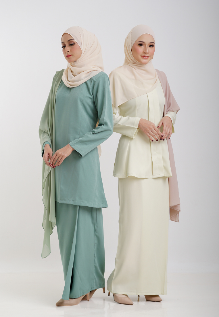 Kurung Embun - Beige