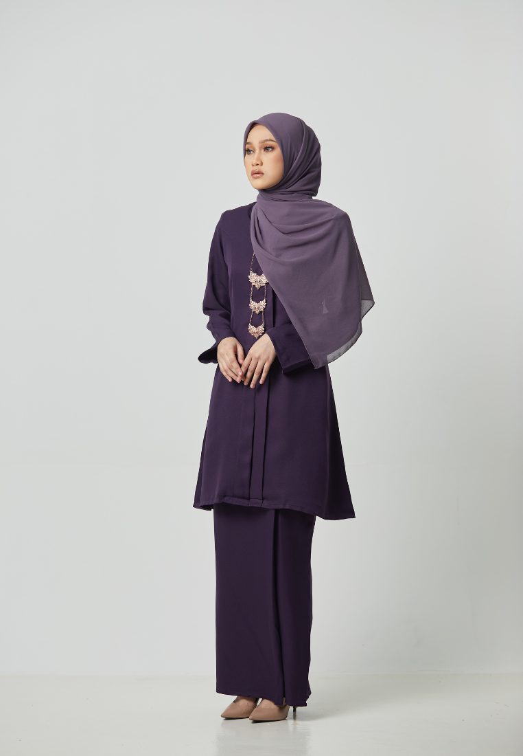 Kebaya Anggun - Dark Purple