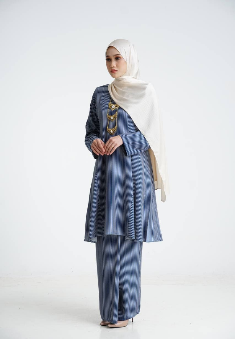 Kurung Khalsom - Royal Blue