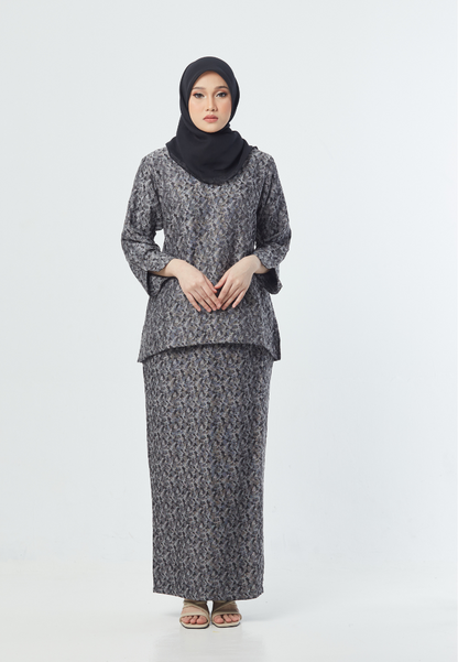 Khaleeda Kurung Kedah | Black