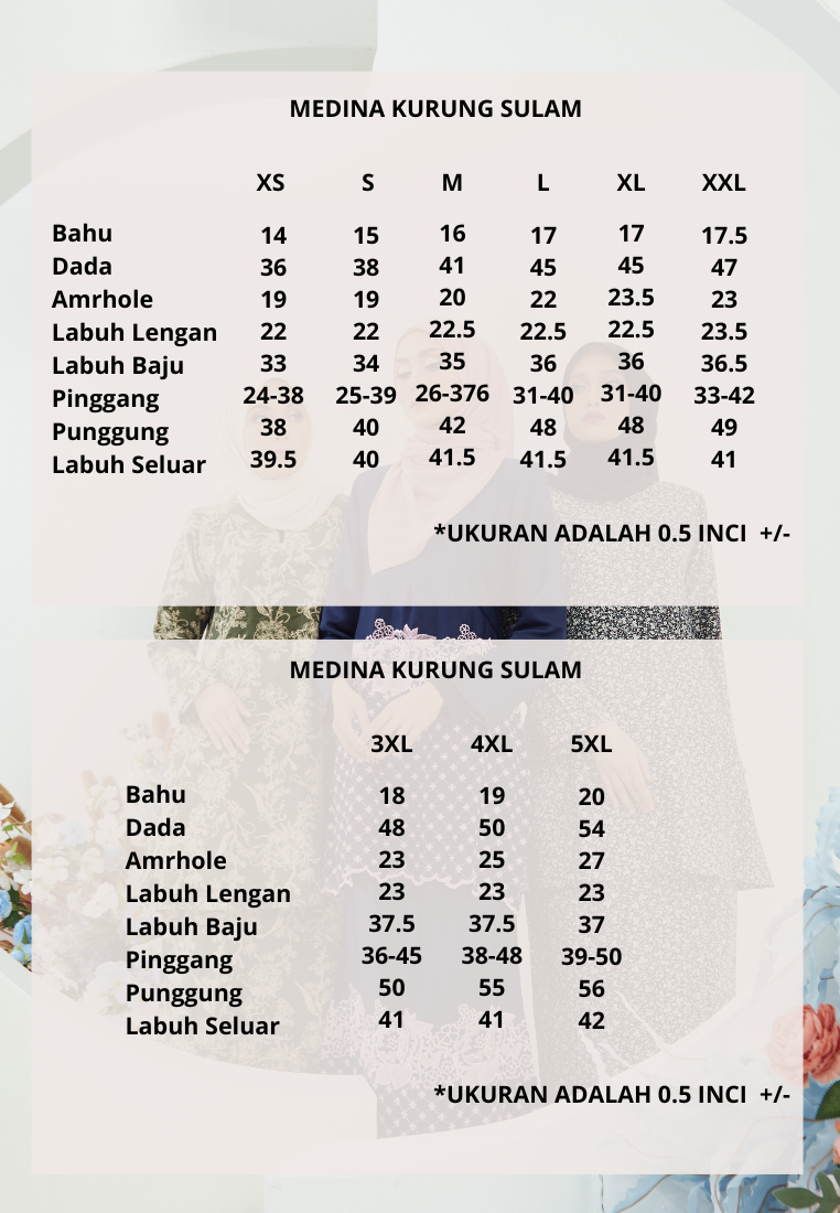 Medina Kurung | Turqoise