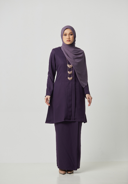 Kebaya Anggun - Dark Purple