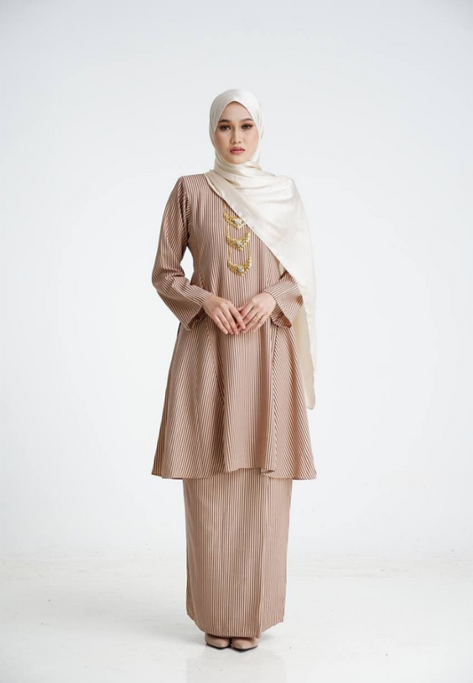 Kurung Khalsom - Beige