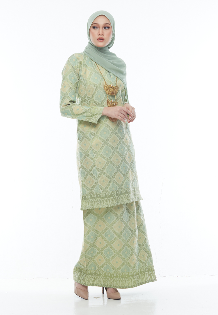 Songket Cenderawasih - Lime Green