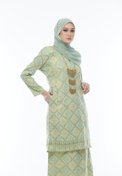 Songket Cenderawasih - Lime Green