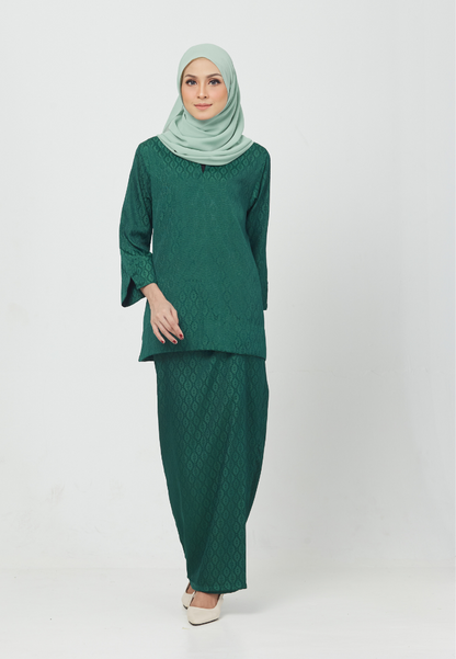 Kurung Kedah Melur | Green Jade