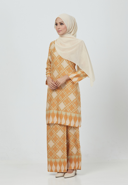 The Emerald Kurung | Orange