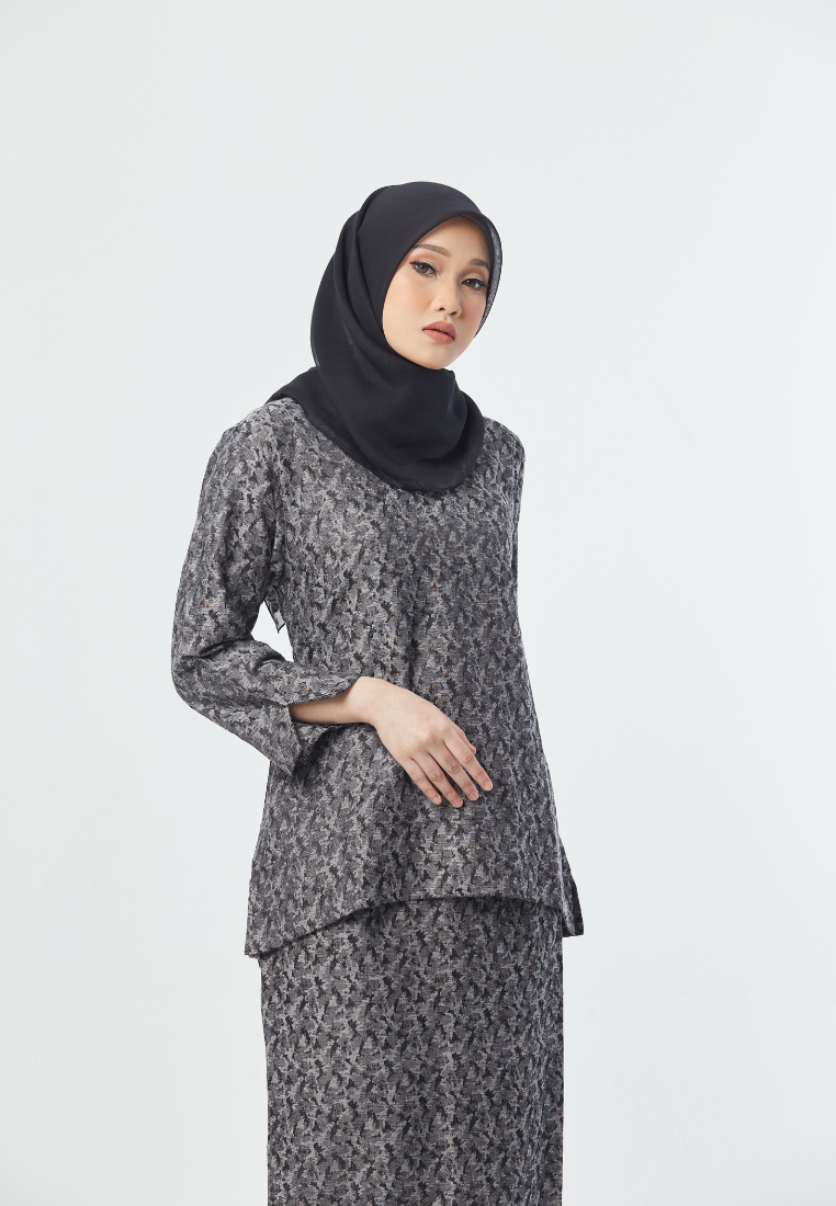 Khaleeda Kurung Kedah | Black