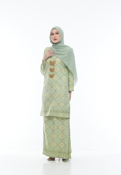 Songket Cenderawasih - Lime Green